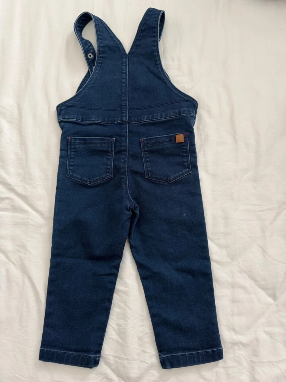 Toddler size 2T denim overalls